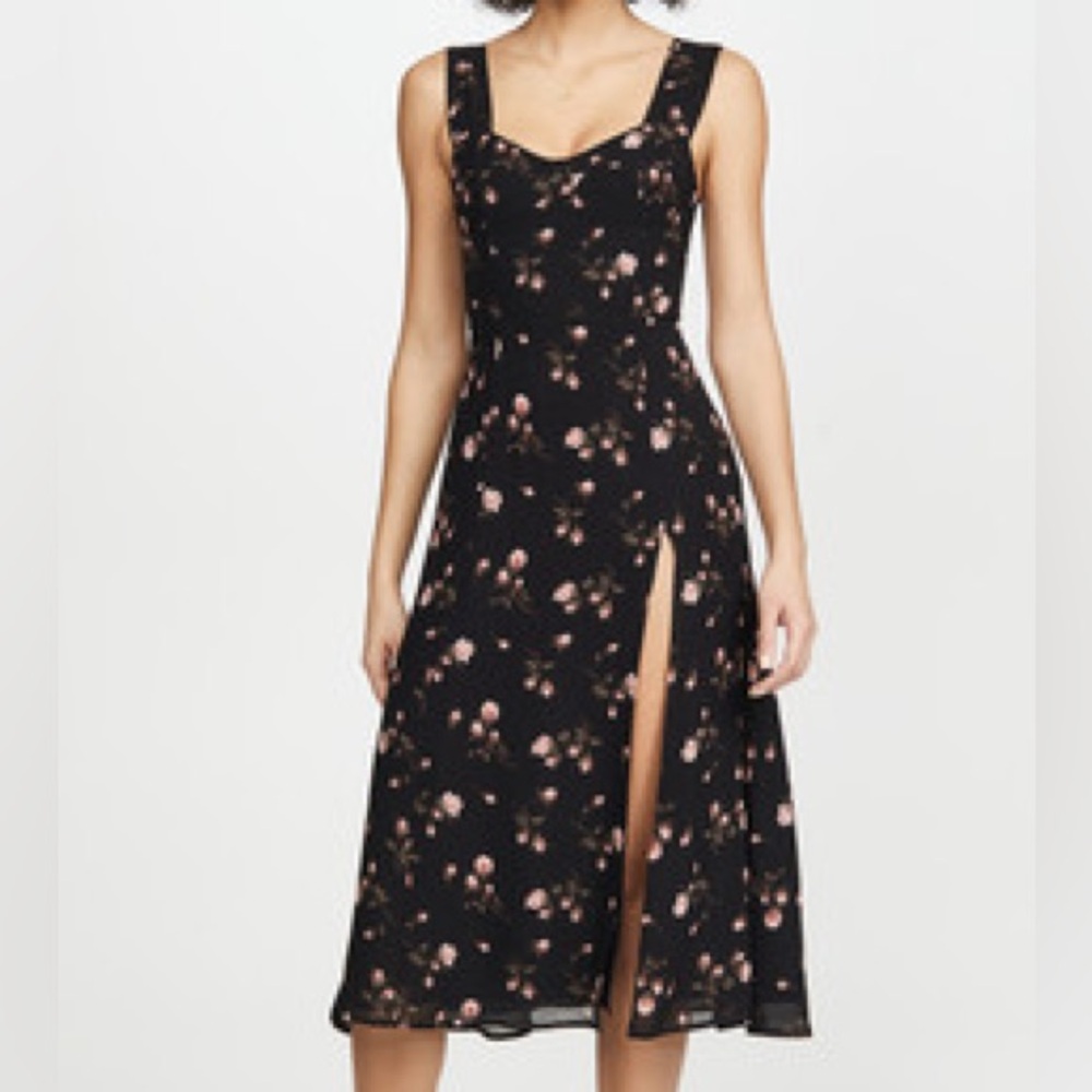 REFORMATION Floral Midi Dress